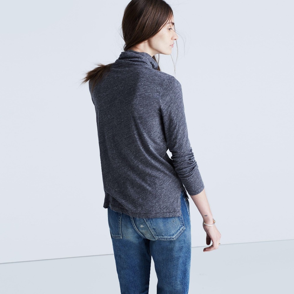 Madewell Whisper Cotton Turtleneck Top - Picture 3 of 3